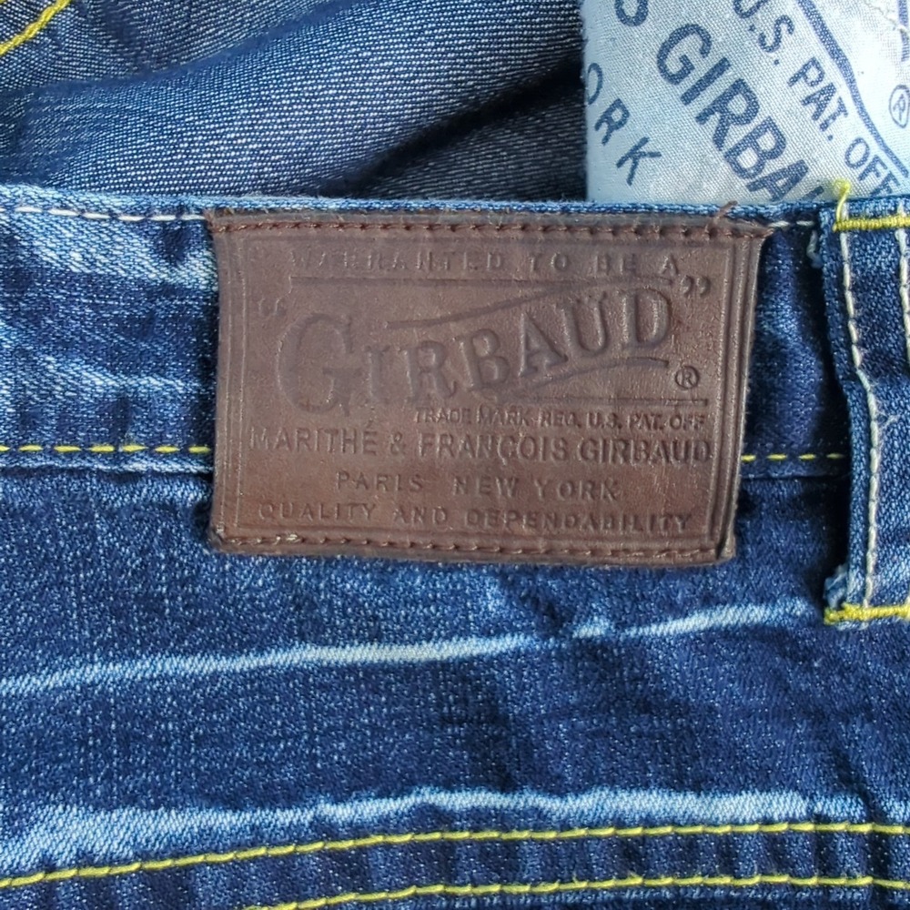 Marithe Francois Girbaud Men Wide Leg Baggy Jeans Blue Y2K 38M Skate JNCO style - Picture 9 of 16